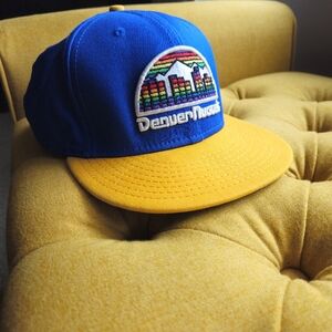 New Era Denver Nuggets 9Fifty Hardwood Classics Rainbow Snapback Adjustable